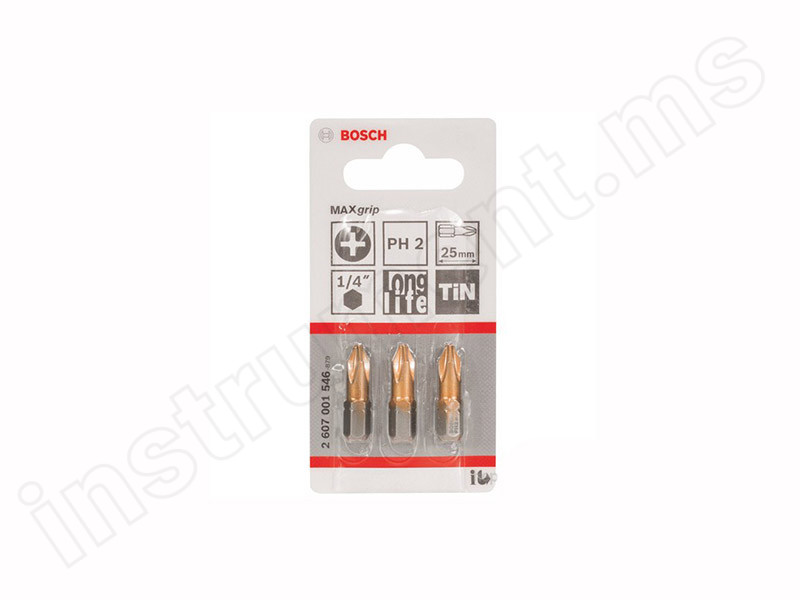 Бита Bosch Ph2 tin 25мм - фото 1