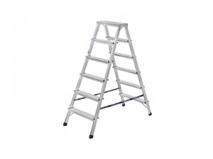 Лестница-стремянка Алюмет 6-и ступенчатая, двухсторонняя, серия "AD"   арт.AD7206 - фото 1