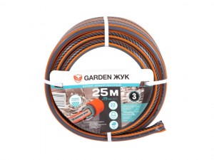 Шланг армированный 3-х слойный ПВХ 3/4'', 25м Цикл Жук Garden8890-00 - фото 1