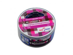 Лента клейкая черная TPL 50мм x 25м Klebebander 117982 - фото 1