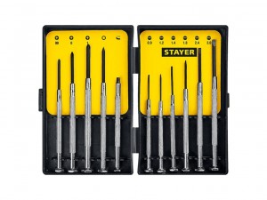 Набор отверток часовых Stayer, 11шт арт.2560-H11_z02 - фото 1