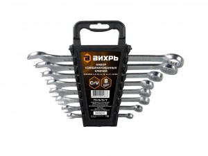 Набор ключей комбинированных 6-19мм, 8шт. Вихрь - фото 1