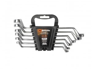 Набор ключей накидных 6-17мм, 6шт. Вихрь - фото 1