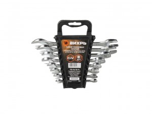 Набор ключей рожковых 6-22мм, 8шт. Вихрь - фото 1
