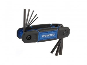 Набор ключей шестигранных складных 8 шт Workpro WP222028 - фото 1