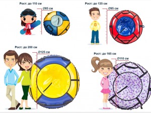 Тюбинг 70см Россия Ватрушка - фото 4