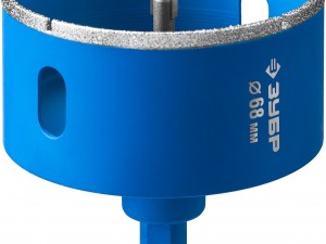 Коронка алмазная в сборе Зубр d=68 мм 60 зерн. - фото 3