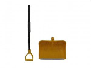 Лопата снеговая автомобильная Protex Снежная королева, алюминиевый черенок - фото 4