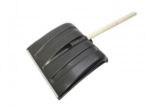 Лопата снеговая Витязь Россия, 385х380мм, деревянный черенок и V-образная ручка арт.Ц-385-380 - фото 2