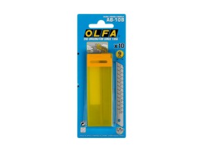 Лезвие сегментированное 9мм Olfa, 10шт арт. OL-AB-10B - фото 2