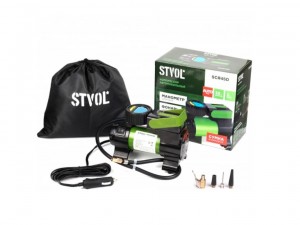 Компрессор автомобильный 45л/мин Stvol SCR45D с электронным манометром и встроенным фонариком - фото 6