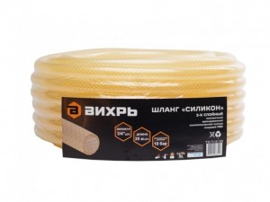 Шланг Вихрь Силикон однослойный прозрачный 3/4'', 25м арт.73/7/2/30 - фото 2