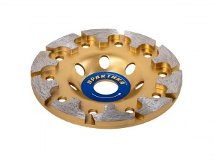 Чашка алмазная шлифовальная T-сегмент Практика 125х22мм 030-924 - фото 2