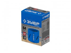 Пильная коронка d=64 мм Зубр Эксперт, Bi Metal арт.29531-064_z01 - фото 2