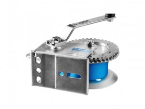 Лебедка ручная барабанная 0,9т/10м Зубр , ленточная арт. 43115-0.9 - фото 4