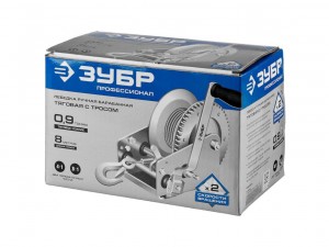 Лебедка ручная барабанная 0,9т/8м Зубр , тросовая арт. 43113-0.9_z01 - фото 5