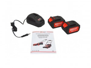 Газонокосилка аккумуляторная Brait BCLM40-4PU PRO, с АКБ 2шт и ЗУ арт. 21.01.213.101 - фото 8