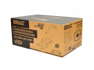 Газонокосилка аккумуляторная Brait BCLM40-4PU PRO, с АКБ 2шт и ЗУ арт. 21.01.213.101 - фото 9